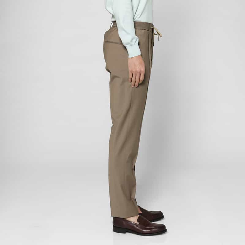 TAGLIATORE TAGLIATORE＜タリアトーレ＞ セットアップ ストレッチパンツ"NEWMAN" BROWN