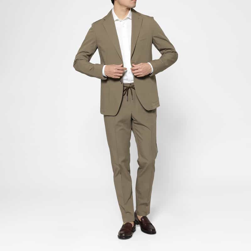 TAGLIATORE TAGLIATORE＜タリアトーレ＞ セットアップ ストレッチパンツ"NEWMAN" BEIGE