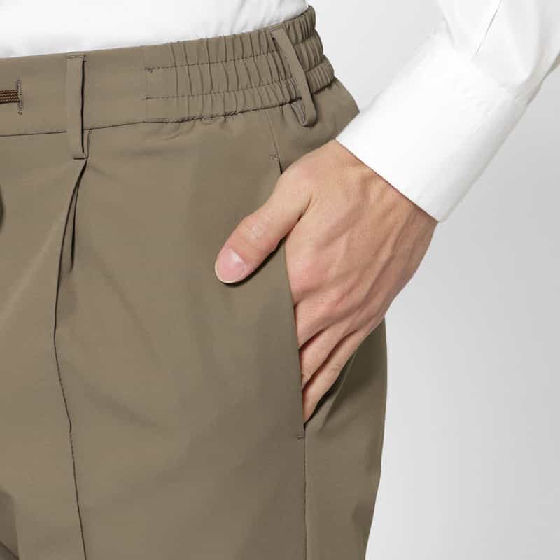 TAGLIATORE TAGLIATORE＜タリアトーレ＞ セットアップ ストレッチパンツ"NEWMAN" BEIGE