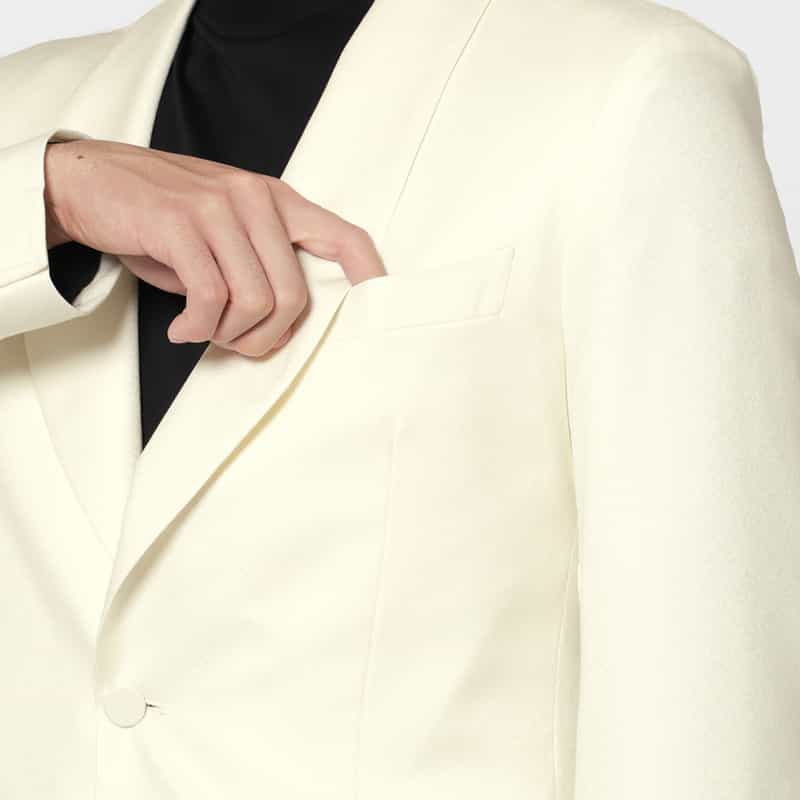 TAGLIATORE TAGLIATORE＜タリアトーレ＞ バーニーズ　ニューヨーク限定 フォーマルジャケット WHITE