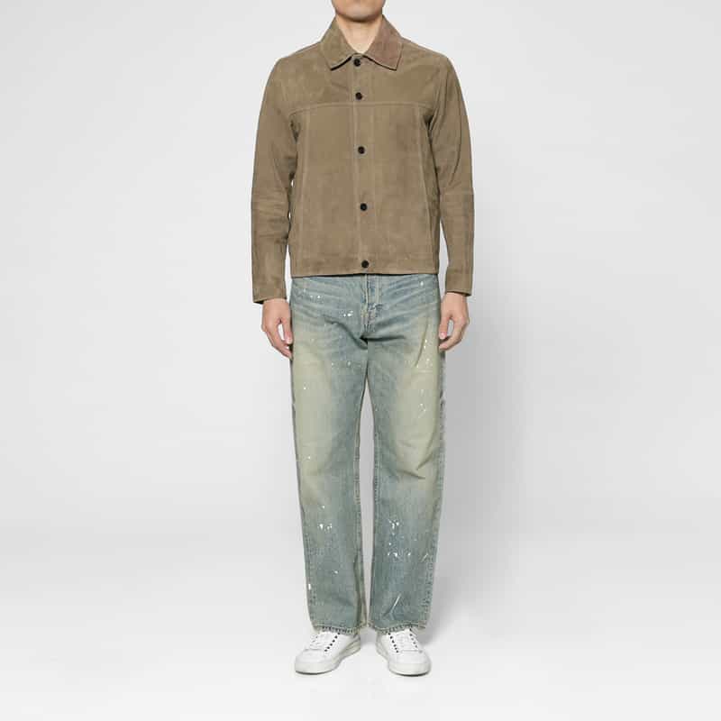 ARMA ARMA＜アルマ＞スエードトラッカージャケット BROWN