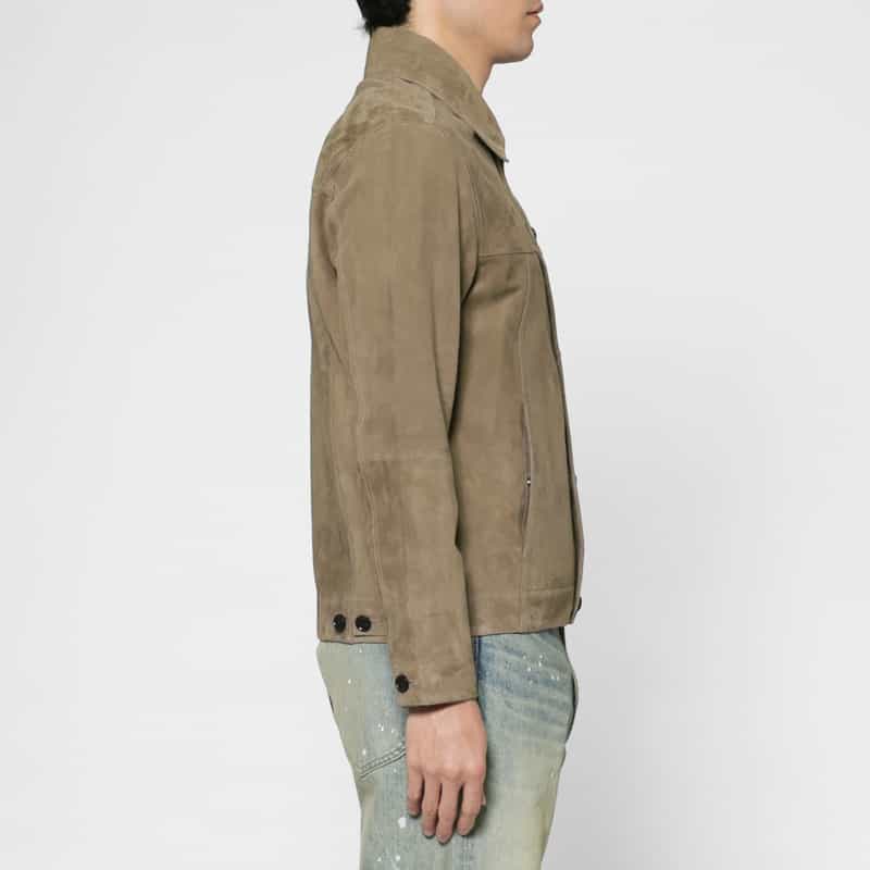 ARMA ARMA＜アルマ＞スエードトラッカージャケット BROWN