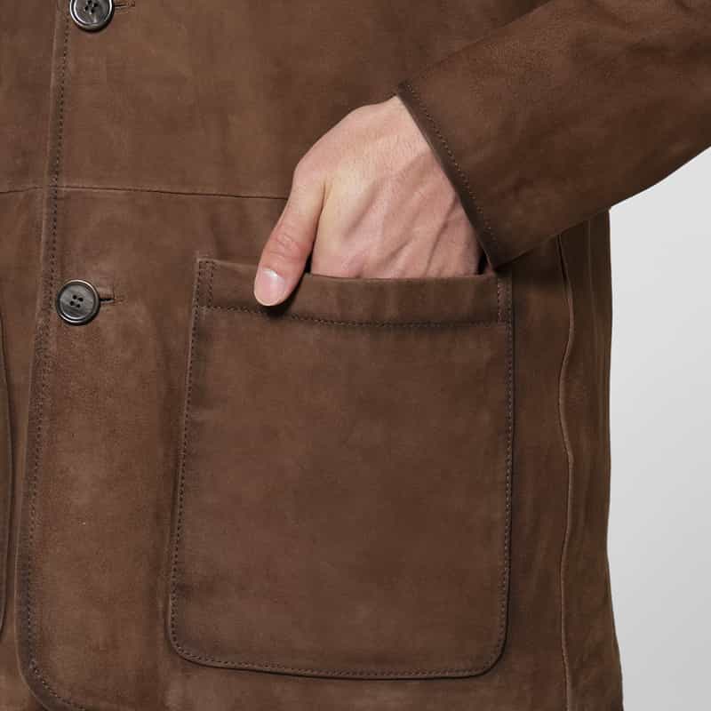 ARMA ARMA＜アルマ＞ レザージャケット DARK BROWN