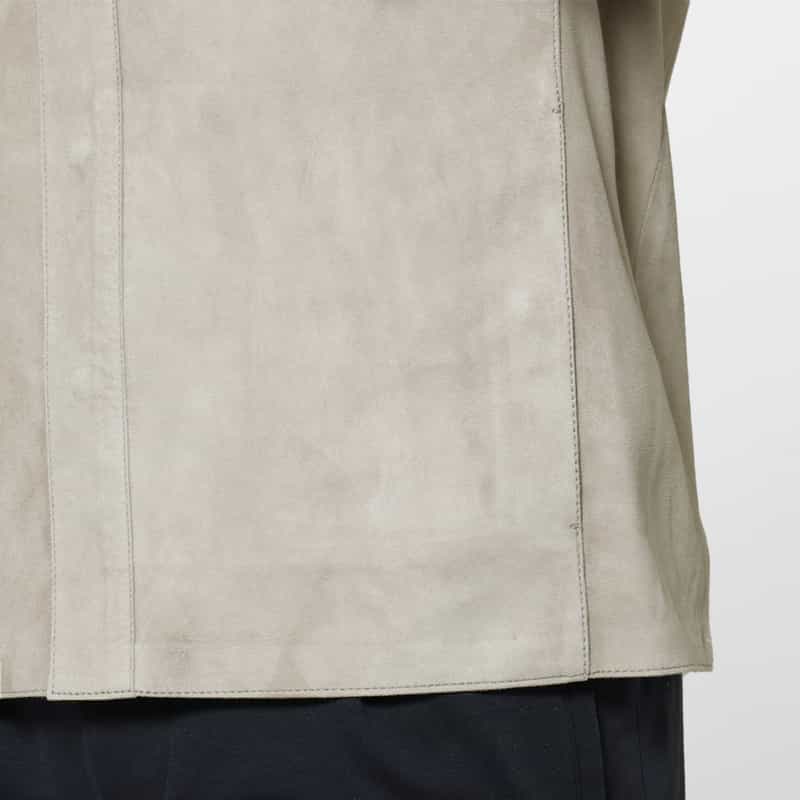 ARMA ARMA＜アルマ＞ バーニーズ　ニューヨーク限定 スエード素材シャツジャケット LIGHT GRAY