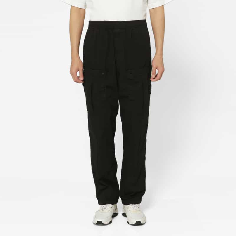 STONE ISLAND STONE ISLAND ＜ストーン アイランド＞ イージーパンツ BLACK