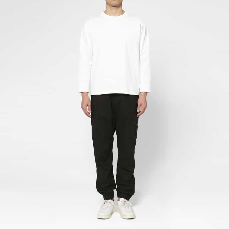 STONE ISLAND STONE ISLAND ＜ストーン アイランド＞ カーゴパンツ BLACK