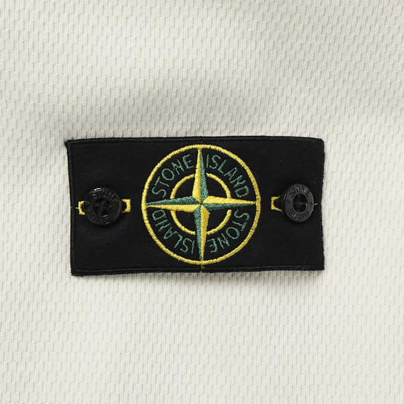 STONE ISLAND STONE ISLAND＜ストーン アイランド＞ ロゴパッチ付きロングスリーブカットソー IVORY