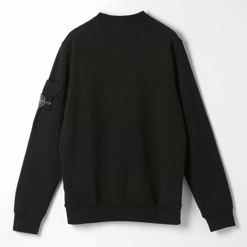 STONE ISLAND STONE ISLAND ＜ストーン アイランド＞ スウェットプルオーバー BLACK