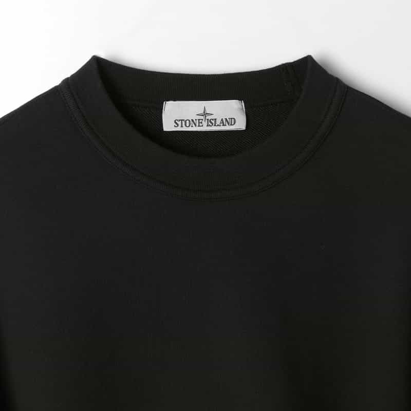 STONE ISLAND STONE ISLAND ＜ストーン アイランド＞ スウェットプルオーバー BLACK