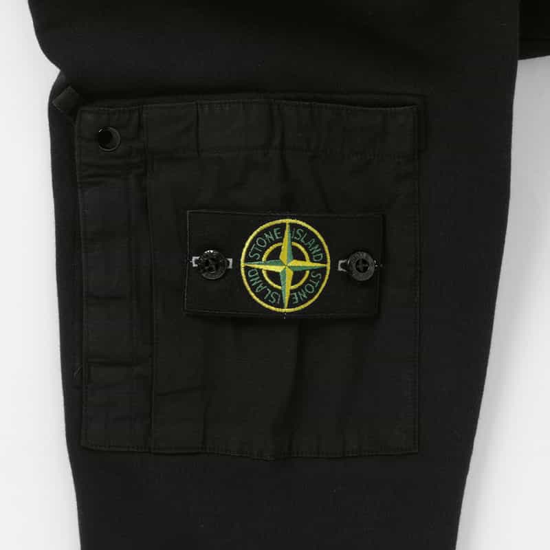 STONE ISLAND STONE ISLAND ＜ストーン アイランド＞ スウェットプルオーバー BLACK