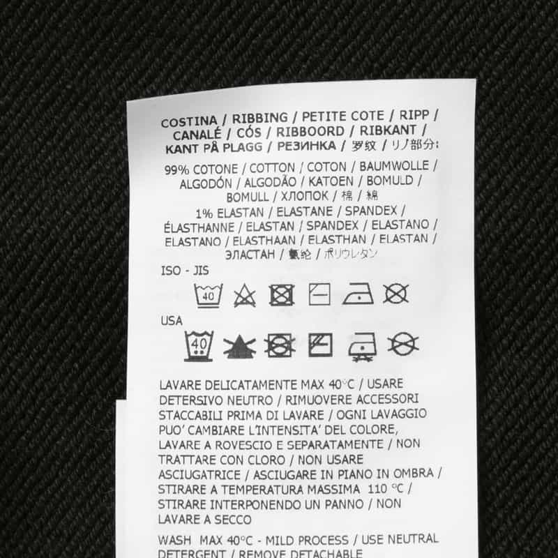 STONE ISLAND STONE ISLAND ＜ストーン アイランド＞ スウェットプルオーバー BLACK