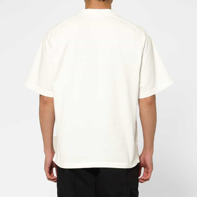 STONE ISLAND STONE ISLAND ＜ストーン アイランド＞ クルーネックカットソー WHITE