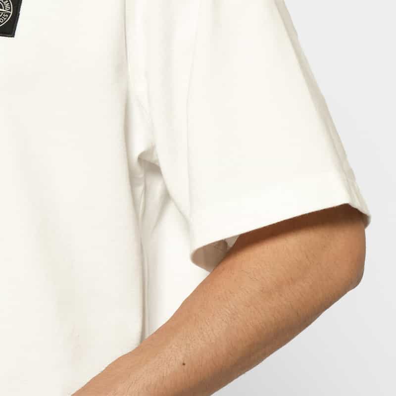 STONE ISLAND STONE ISLAND ＜ストーン アイランド＞ クルーネックカットソー WHITE