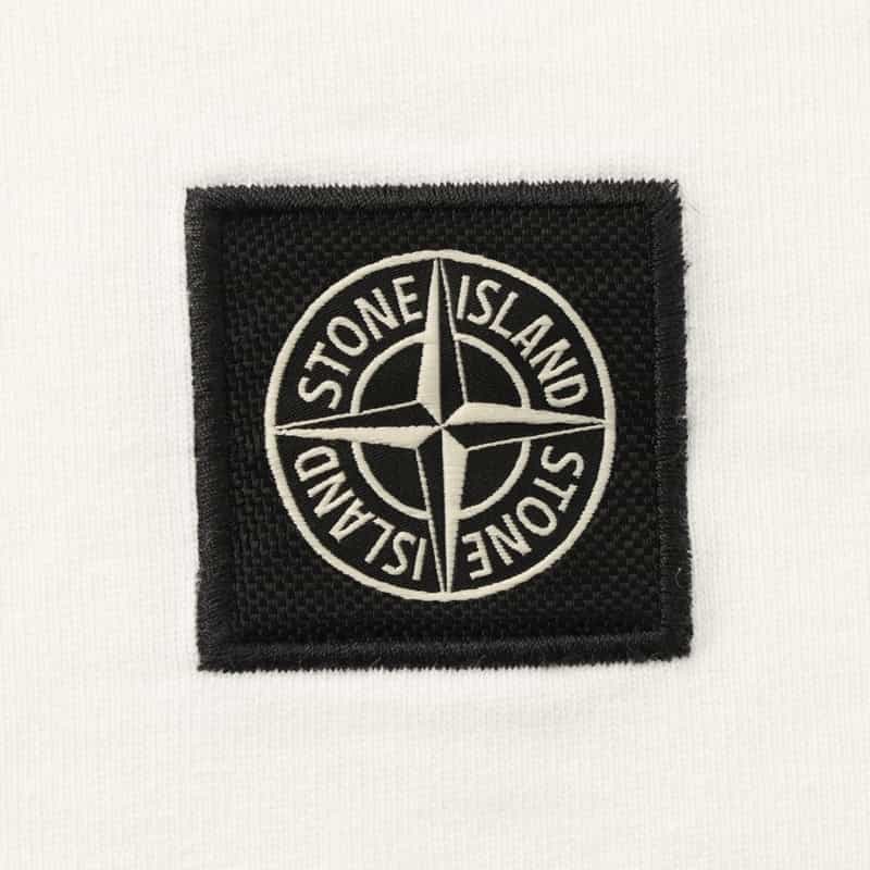 STONE ISLAND STONE ISLAND ＜ストーン アイランド＞ クルーネックカットソー WHITE