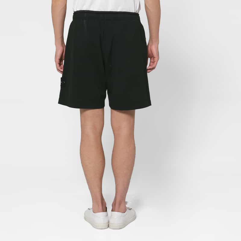 STONE ISLAND STONE ISLAND ＜ストーン アイランド＞ コットン素材ショーツ BLACK