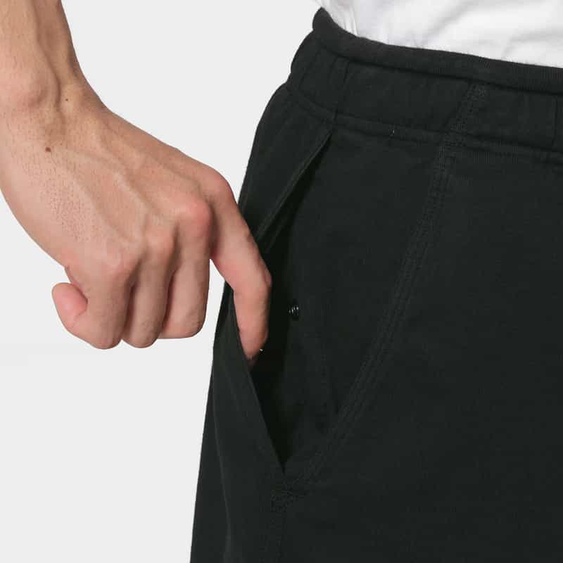 STONE ISLAND STONE ISLAND ＜ストーン アイランド＞ コットン素材ショーツ BLACK