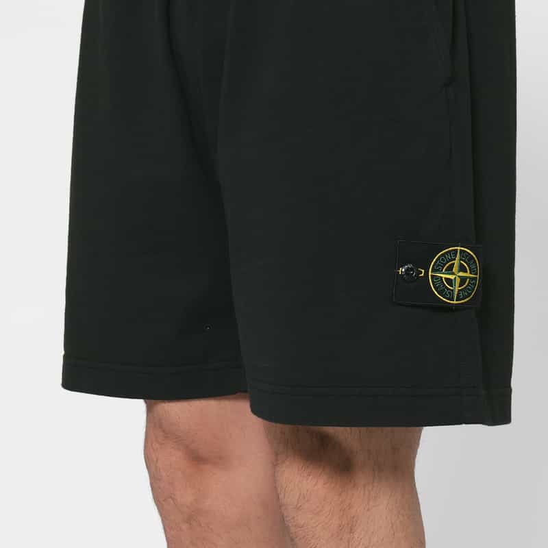 STONE ISLAND STONE ISLAND ＜ストーン アイランド＞ コットン素材ショーツ BLACK