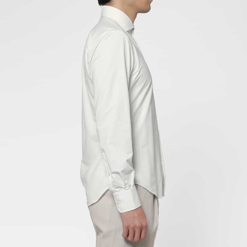 XACUS XACUS＜ザッカス＞ ストレッチ素材シャツ WHITE