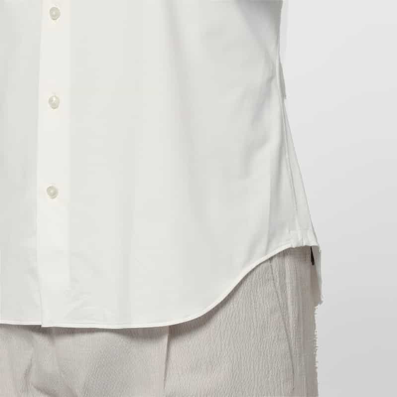 XACUS XACUS＜ザッカス＞ ストレッチ素材シャツ WHITE