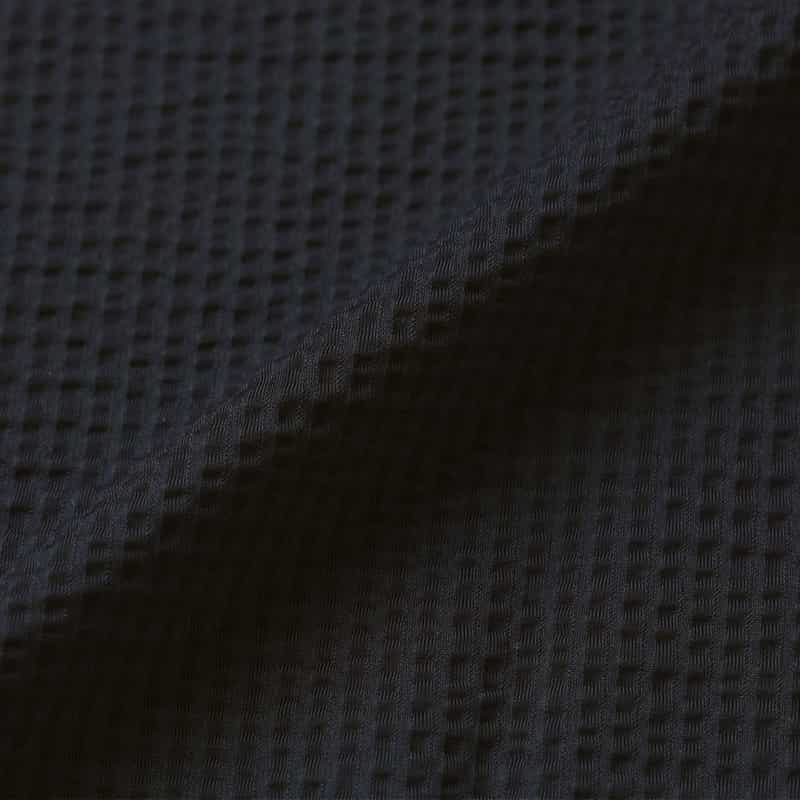 XACUS XACUS＜ザッカス＞ シアサッカー素材シャツ NAVY