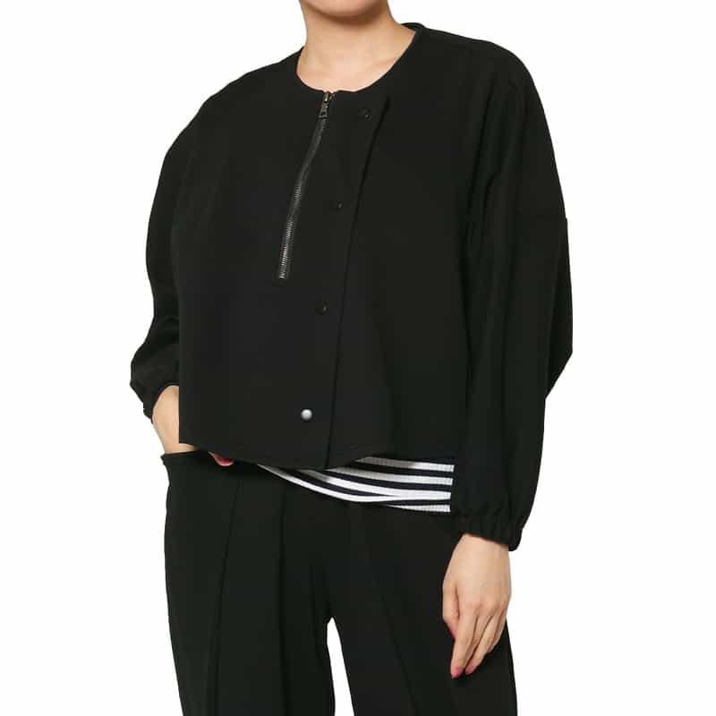 セットアップ ウォッシャブル 2WAYノーカラージャケット