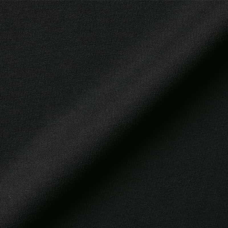 BARNEYS NEW YORK セットアップ ウォッシャブル サイドタック入りドローストリングバレルレッグパンツ BLACK