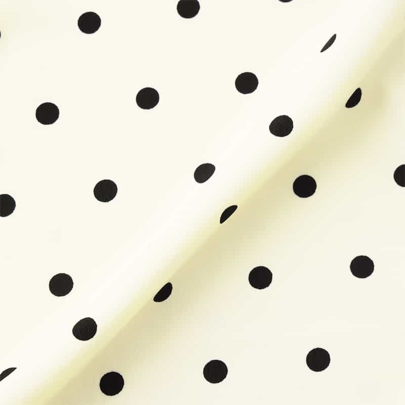 BARNEYS NEW YORK ウォッシャブル ドローストリングドット柄バルーンスカート WHITE