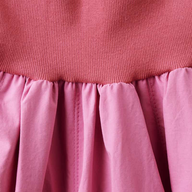 BARNEYS NEW YORK ウォッシャブル コットンフレアスカート PINK