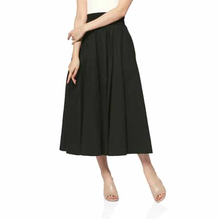 ウォッシャブル コットンフレアスカート