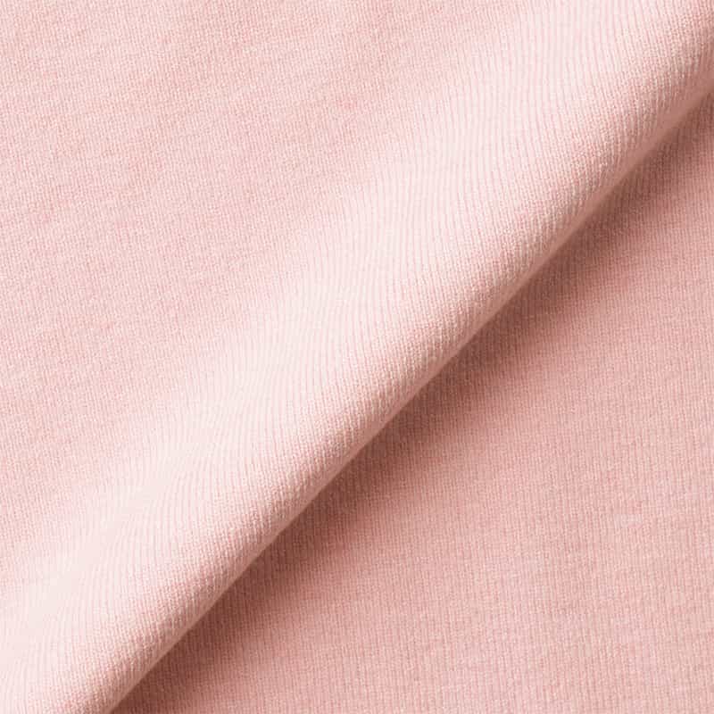 BARNEYS NEW YORK ウォッシャブル バイカラー ボーダースリーブニットプルオーバー PINK