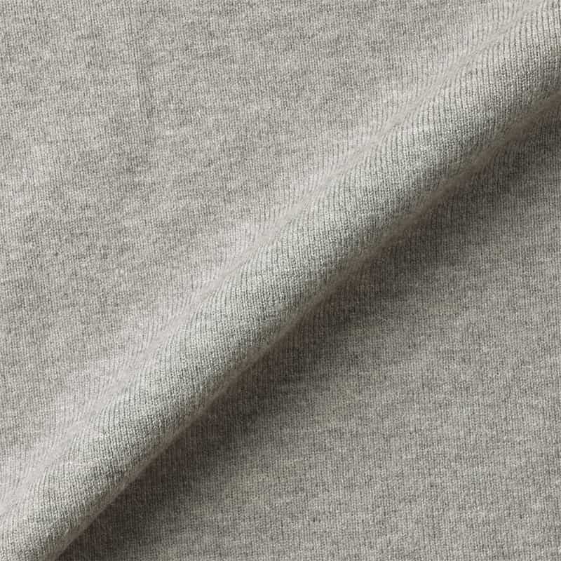 BARNEYS NEW YORK ウォッシャブル バイカラー ボーダースリーブニットプルオーバー GRAY