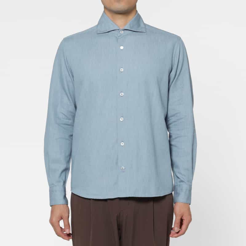 BARNEYS NEW YORK デニムシャツ BLUE