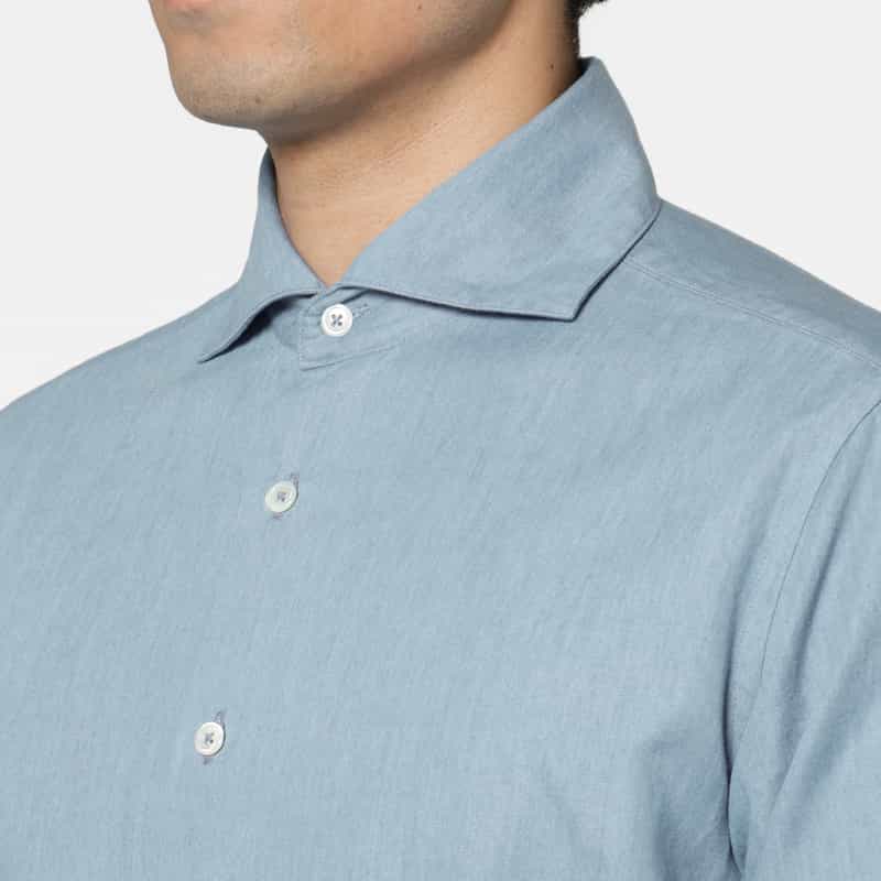 BARNEYS NEW YORK デニムシャツ BLUE