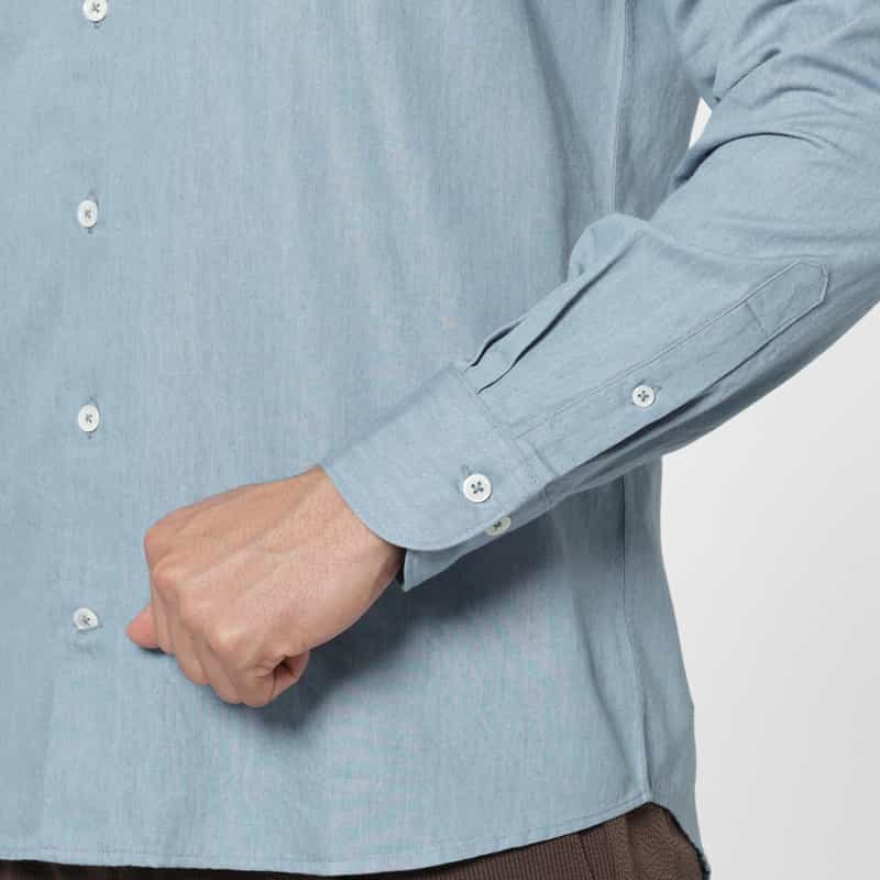 BARNEYS NEW YORK デニムシャツ BLUE