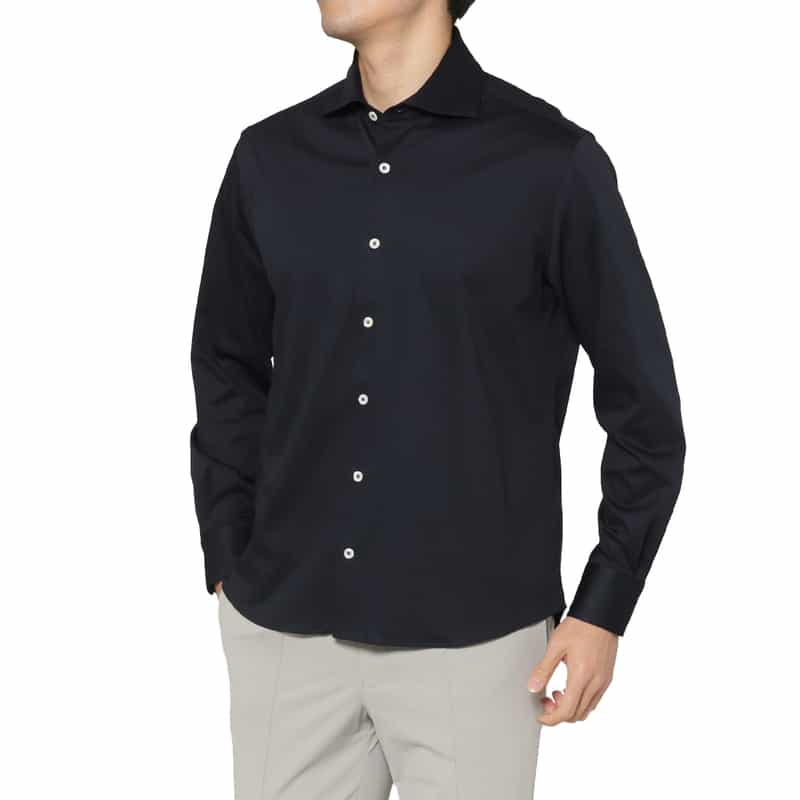 カジュアルシャツ（アルビニ社製コットン使用）