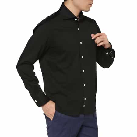 カジュアルシャツ（アルビニ社製コットン使用）