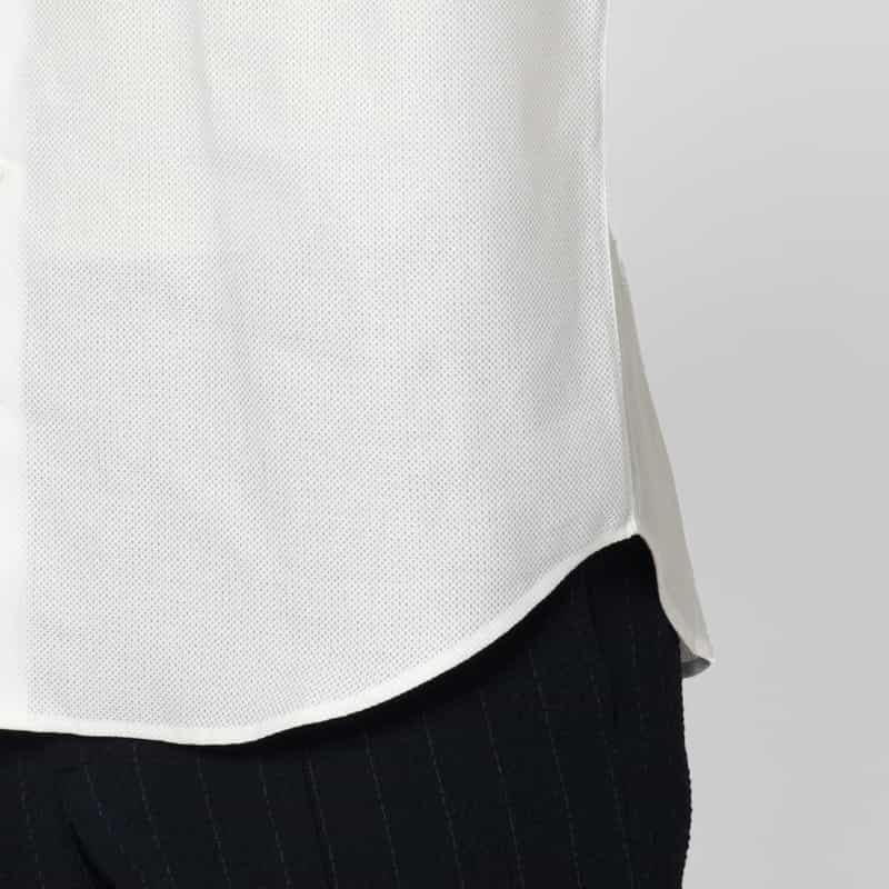 BARNEYS NEW YORK ショートスリーブコットンシャツ WHITE