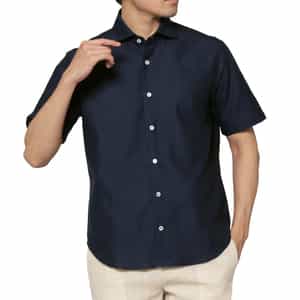 ショートスリーブコットンシャツ