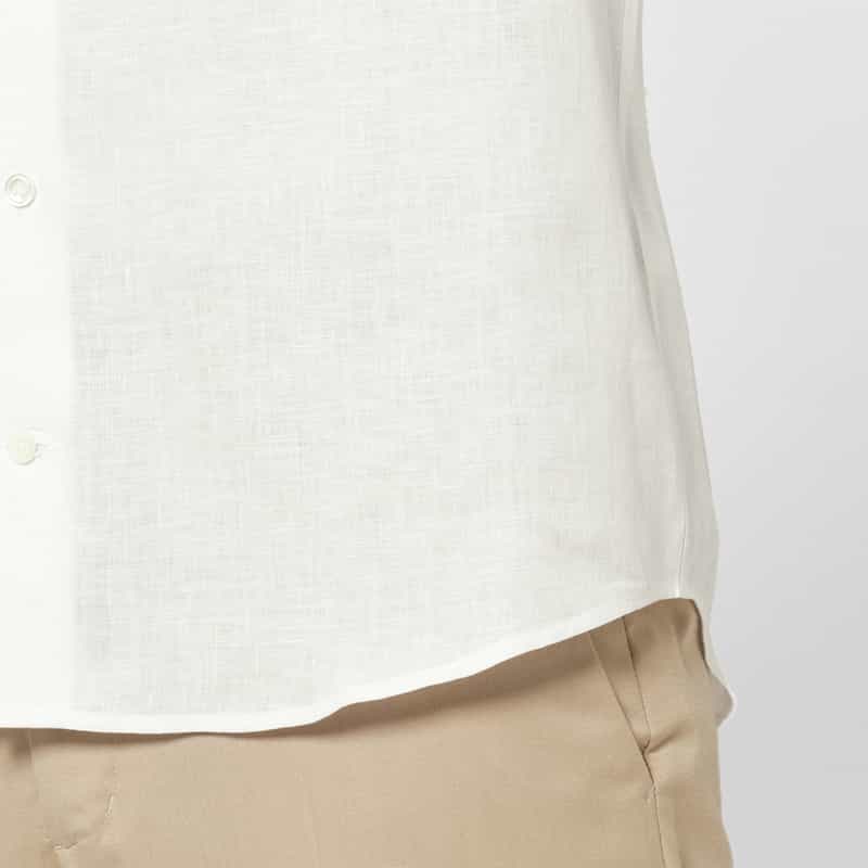 BARNEYS NEW YORK リネンシャツ WHITE