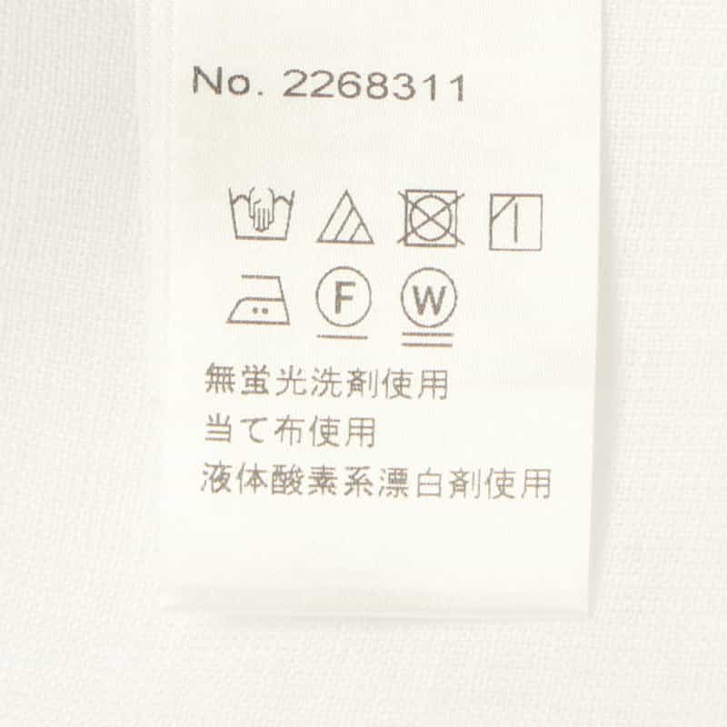 BARNEYS NEW YORK リネンシャツ WHITE