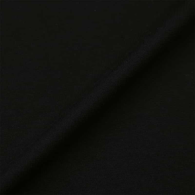 BARNEYS NEW YORK 海島綿クルーネックニットプルオーバー BLACK