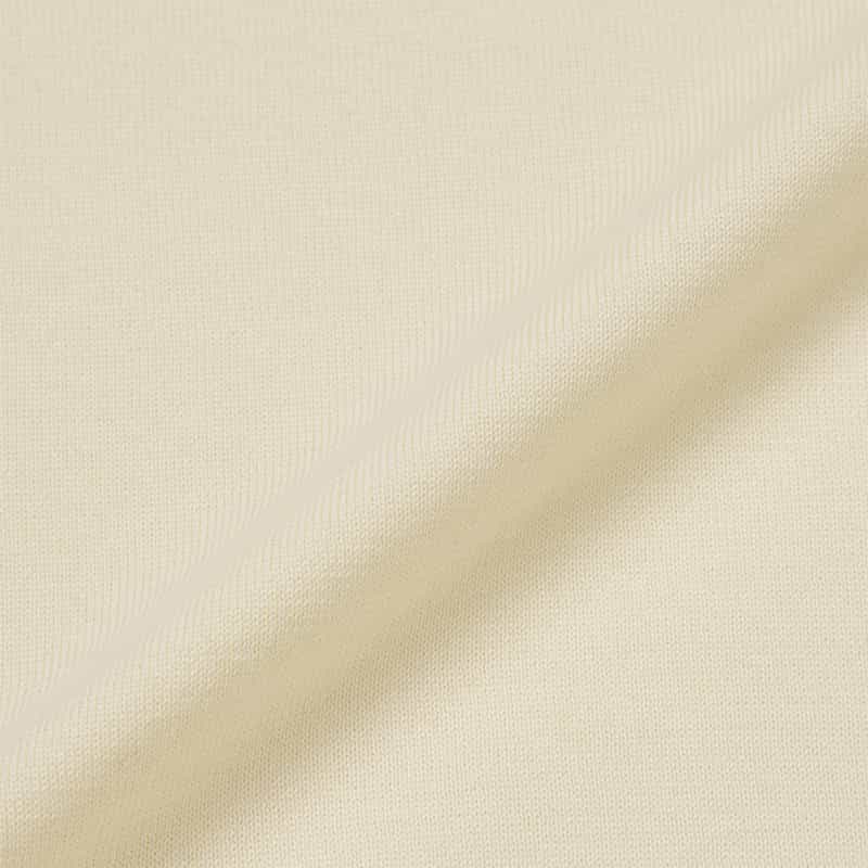 BARNEYS NEW YORK 海島綿ショートスリーブモックネックニットプルオーバー IVORY