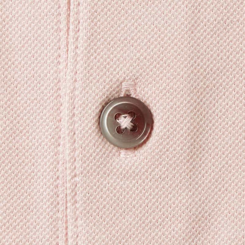 BARNEYS NEW YORK 鹿の子ポロシャツ PINK