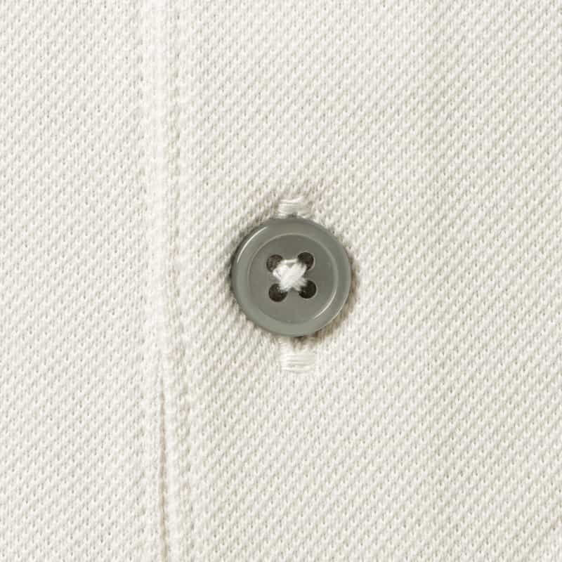 BARNEYS NEW YORK 鹿の子ポロシャツ GRAY