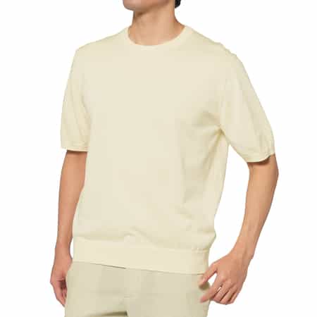 クルーネックニットプルオーバー