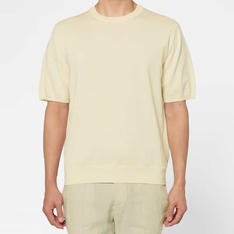 BARNEYS NEW YORK クルーネックニットプルオーバー IVORY