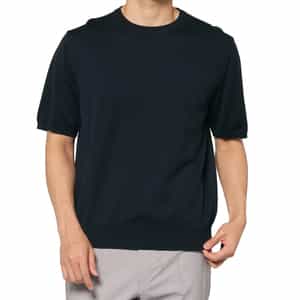 クルーネックニットプルオーバー