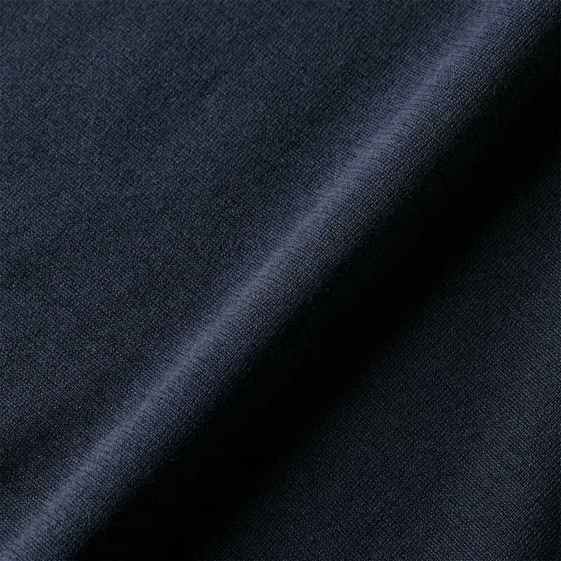 BARNEYS NEW YORK 海島綿ニットポロシャツ NAVY