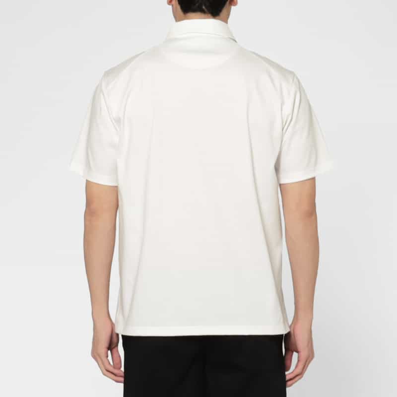 BARNEYS NEW YORK スキッパーポロシャツ WHITE