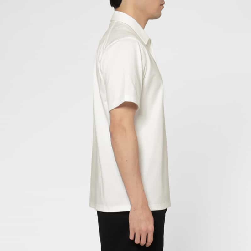 BARNEYS NEW YORK スキッパーポロシャツ WHITE